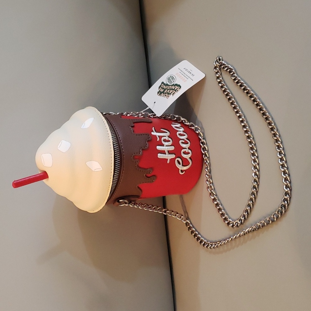Hot Cocoa shaped purse NEW
